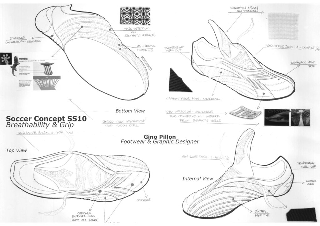 Freehand sketches and products I have designed for brands. Check out some sketches I've made. Browse a selection of footwear, clothing and accessories produced and sold in stores. Schizzi a mano libera e prodotti che ho progettato per i brand. GALLERY: Guarda alcuni schizzi che ho realizzato. Sfoglia una selezione di calzature, abbigliamento e accessori prodotti e venduti nei negozi.